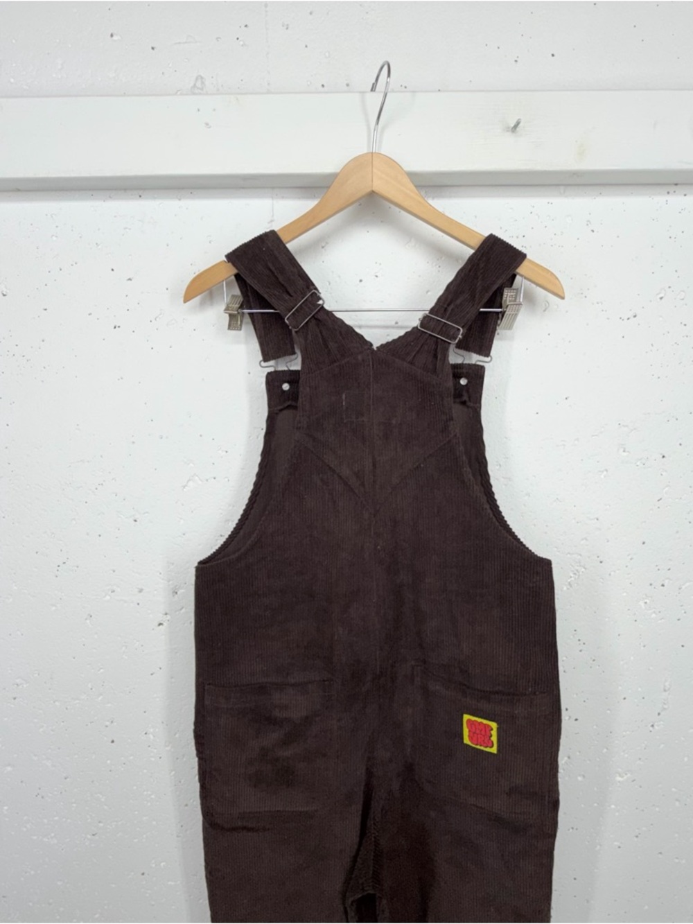 Empyre Men’s Size Small Loose Sk8 Brown Java Corduroy Overalls - Picture 5 of 12